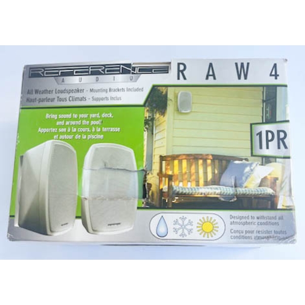 NEW REFERENCE AUDIO RAW4 ALL WEATHER LOUDSPEAKERS