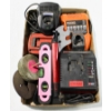 Image 1 :  4 VARIOUS POWER TOOL BATTERY CHARGERS & MISC. TOOLS