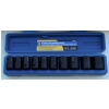 Image 1 : 10PC 1/2" DRIVE METRIC SHALLOW IMPACT SOCKET SET