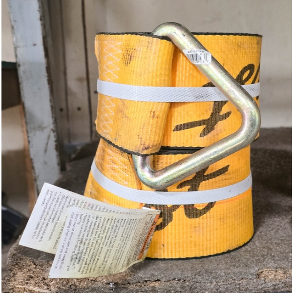 2 NEW KINEDYNE 5400LBS/2450KGS 4" DELTA WING WINCH STRAP