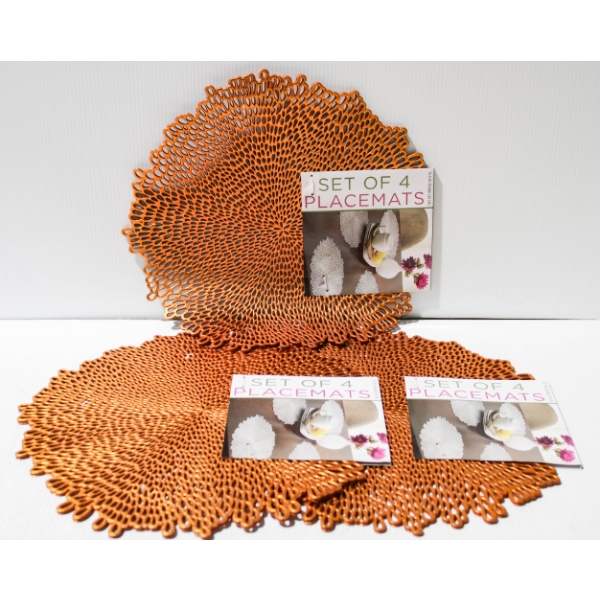 3 X 4 NEW DELUXE PLACEMATS - 15.5" ROUND 