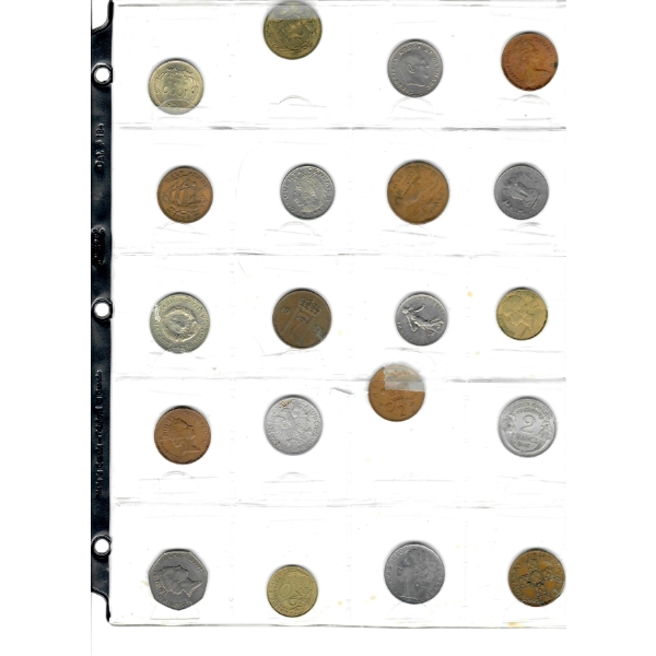 20 ASSORT. WORLD COLLECTIBLE COINS