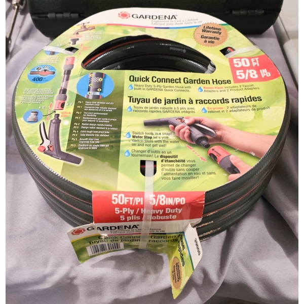 NEW GARDENA QUICK CONNECT GARDEN HOSE