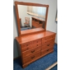 Image 4 : HARDWOOD BEDROOM SET WITH KIDS DESK