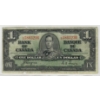 Image 1 : 1937 CANADIAN $1 DOLLAR BANKNOTE 