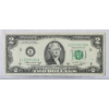 Image 1 : 1976 GREEN SEAL SCARCE USA $2 BANK NOTE