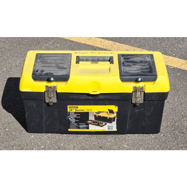 STANLEY 24" SERIES 2000 TOOLS BOX W/ INSURT