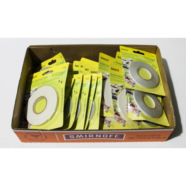 22 PKS NASCO DOUBLE-SIDED ACID FREE CRAFT TAPE 