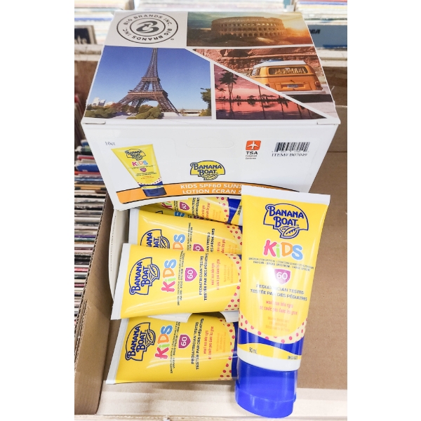 10 X 90ML BANANA BOAT KIDS SPF 60 SUNSCREEN