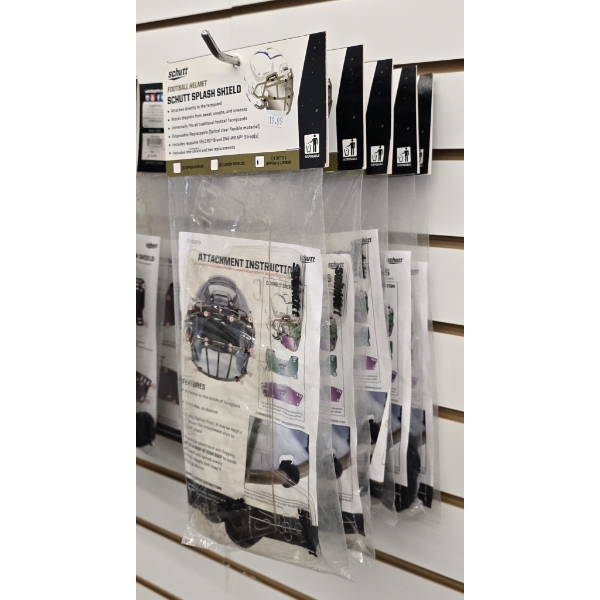 FIVE SCHUTT FOOTBALL HELMET SPLASH SHIELD