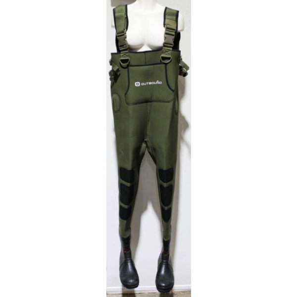 MEN'S OUTBOUND ADULT CHEST WADERS - SIZE 9