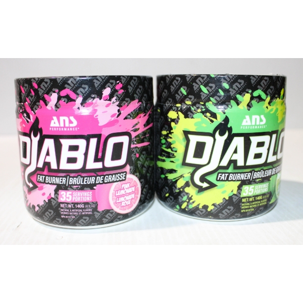 2 X 140G DIABLO FAT BURNER POWDER 