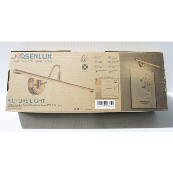 NEW LED SINGLE SWING ARM ADJUSTABLE WALL LIGHT