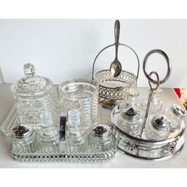 CRUET SETS ETC.