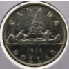 Image 1 : 1936 CANADA SILVER VOYAGEUR DOLLAR