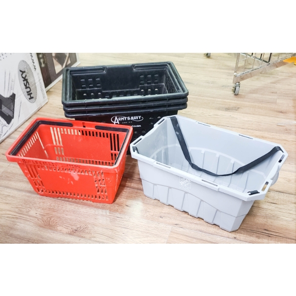 5 ASST GROCERY BASKETS