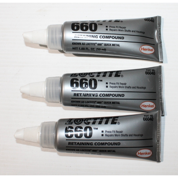 3 X 50ML LOCTITE 660 RETAINING COMPOUND