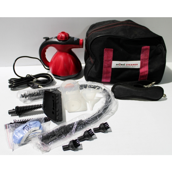 SCUNCI STEAMER W/ ACCESSORIES 