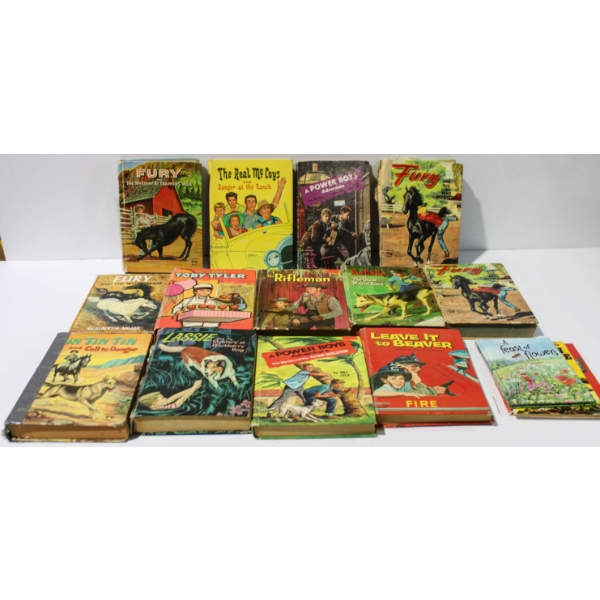 VINTAGE CHILDREN BOOKS - LASSIE - BEVERLY HILLBILLIES ETC.