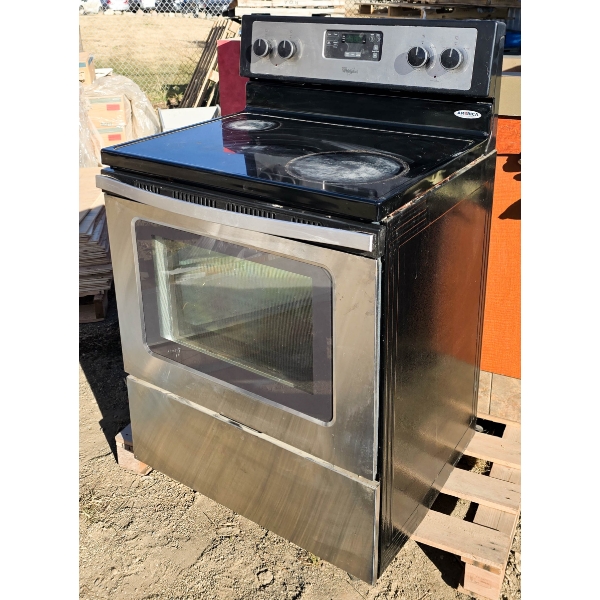 WHIRLPOOL GLASS TOP STOVE