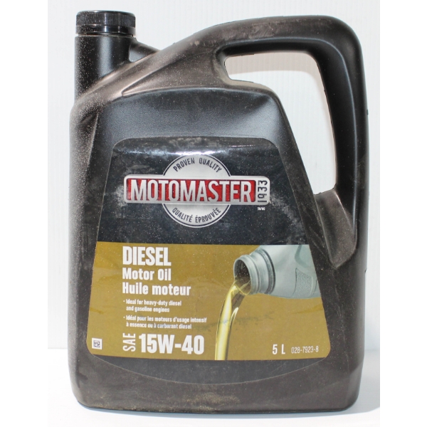 5L MOTOMASTER SAE 15W-40 DIESEL MOTOR OIL