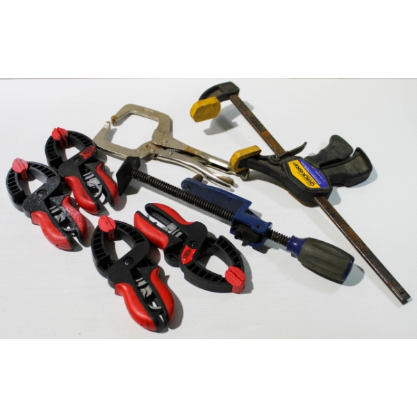 WOOD CLAMPS - C CLAMPS ETC.