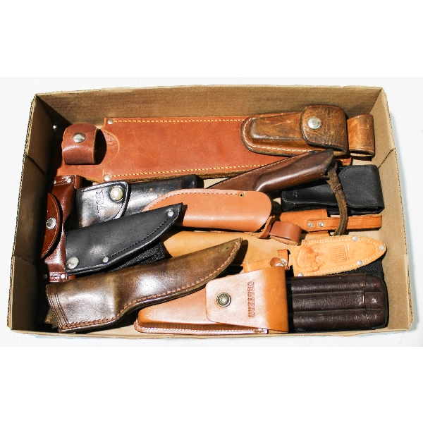 ASST. LEATHER KNIFE SHEATHS