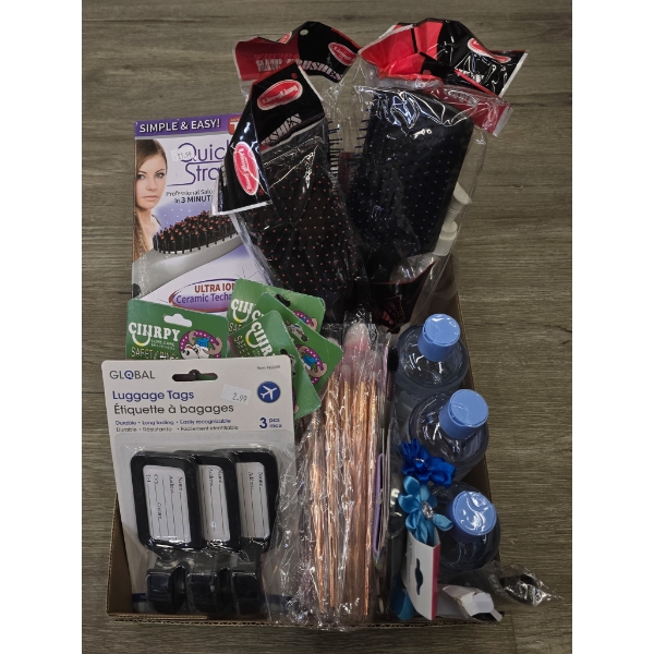 HAIR CARE AND BEAUTY ITEMS + TRAVEL ITEMS