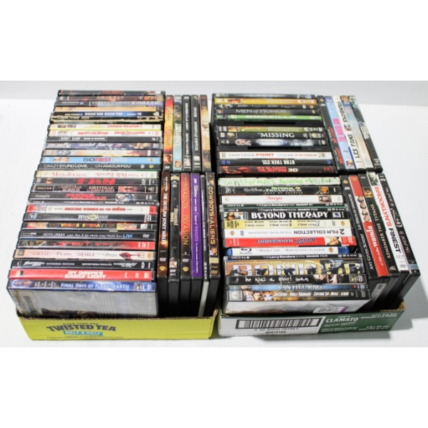 70+ ASST DVD MOVIES & TV SERIES