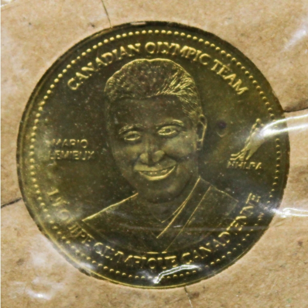 MARIO LEMIEUX CANADIAN OLYMPIC TEAM COIN