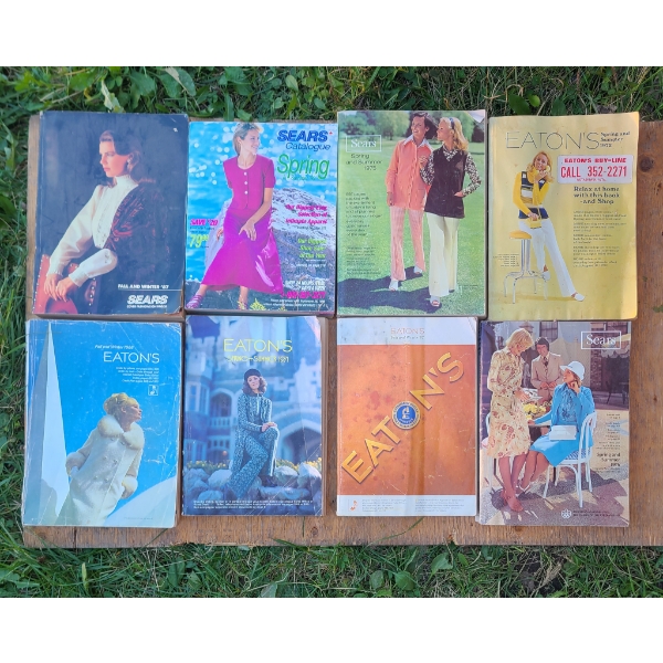 ASST VINTAGE SEARS & EATON'S CATALOGS