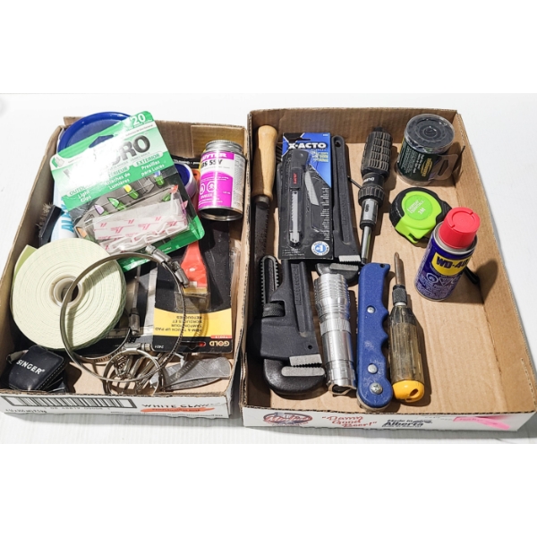 PIPE WRENCHES & SHOP SUPPLIES