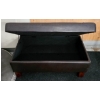 Image 2 : LEATHER STORAGE OTTOMAN