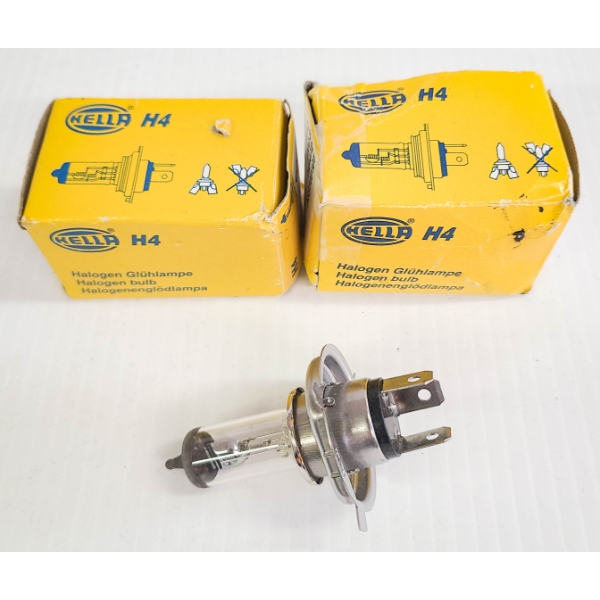 2 NEW HELLA HALOGEN BULBS H4 - HB472