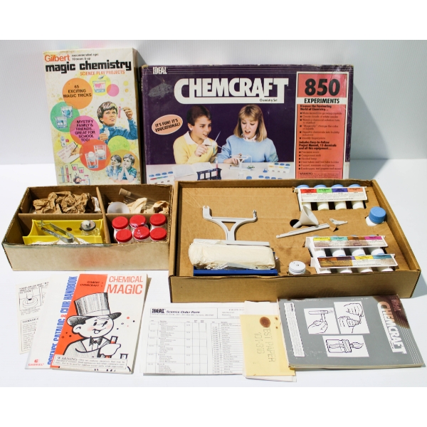 TWO YOUTH CHEMISTERY SETS