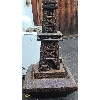 Image 1 : 32" H OIL DERRICK CEMENT FOUNTAIN 