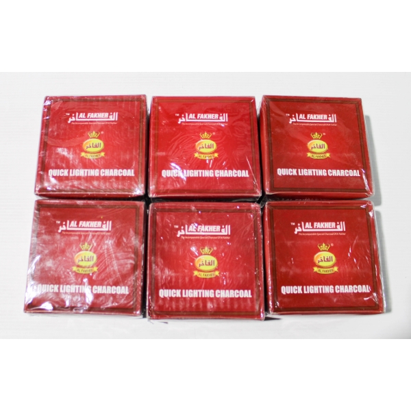 6 BXS CHARCOAL FOR BURNER