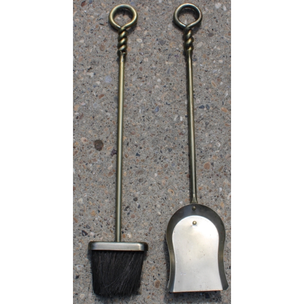 FIREPLACE BROOM & SHOVEL SET