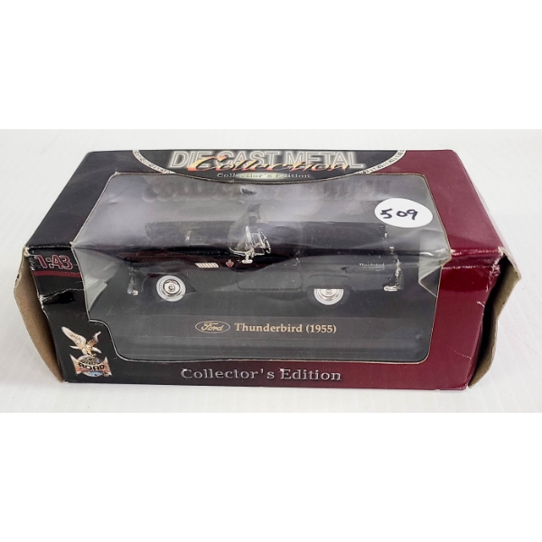 (1955) FORD THUNDERBIRD 1:43 DIECAST CONVERTIBLE