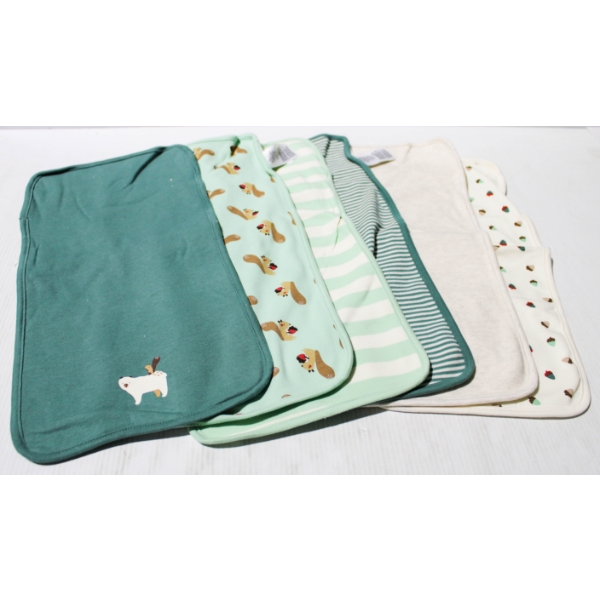 NEW BABY BURP CLOTHS - ONE SIZE - VARIETY PACK