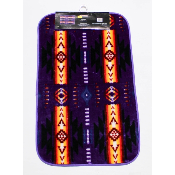 NU TRENDS SOUTHWEST LUXURY SOFT AREA RUG - PURPLE