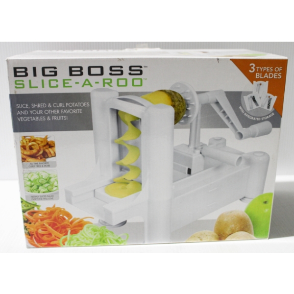 NEW BIG BOSS SLICE-A-ROO W/ 3 ASST. BLADES