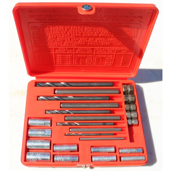 25PC BLUE POINT SNAP-ON SCREW EXTRACTOR SET 