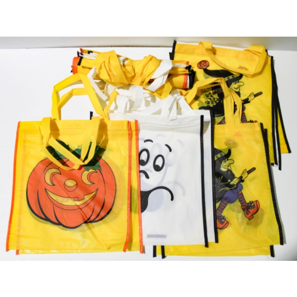 30 NEW HALLOWEEN TOTE / TREAT BAGS - PUMPKINS - GHOSTS
