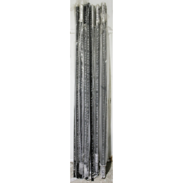 109 EFA METAL CARPET REDUCER BLACK - 3/8