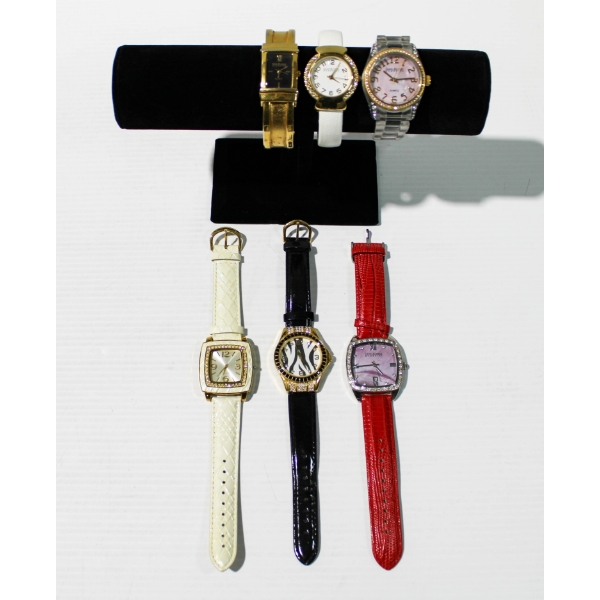 6 JOAN RIVERS COLLECTION LADIES WRIST WATCHES