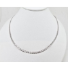 Image 1 : 14K WHITE GOLD 22" NECKLACE