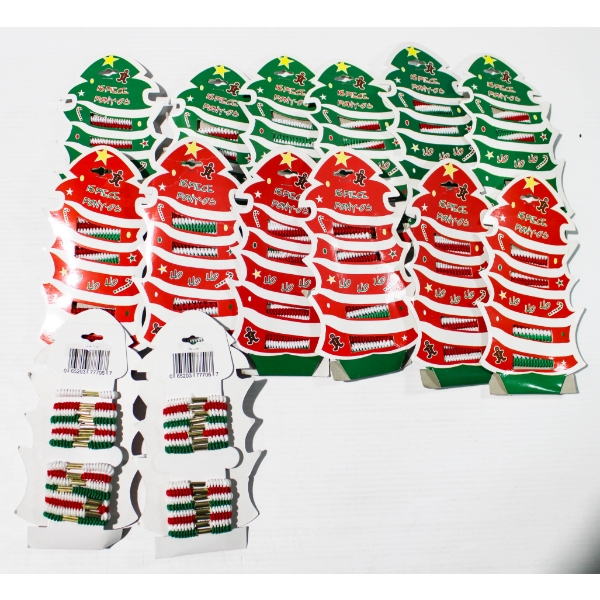 14 X 16 NEW CHRISTMAS HOLIDAY PONY-O'S HAIR ELASTICS