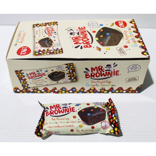 12 MR BROWNIE GALACTIC BROWNIES 50G PER