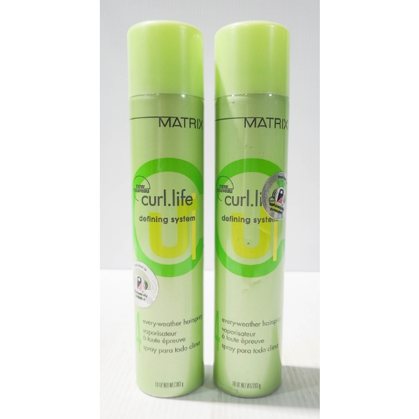 2 MATRIX HAIR PROD. CURL.LIFE EVERY-WEATHER HAIRSPRAY